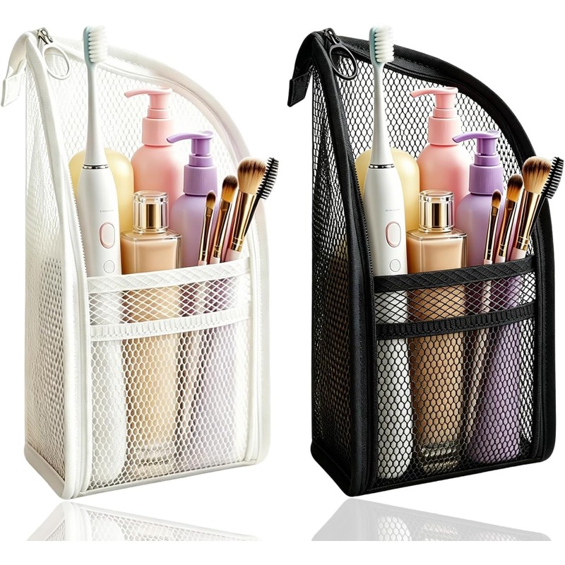 Travel Accessories Holder - Fileli Tuvalet Çantası Nefes Alabilen Hızlı