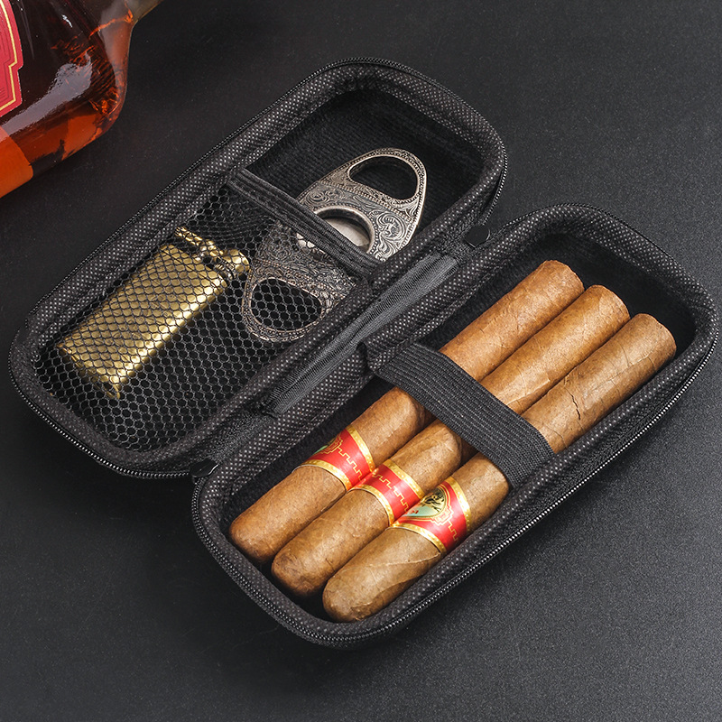 Travel Accessories Holder - 1 adet Taşınabilir Puro Seyahat Kutusu