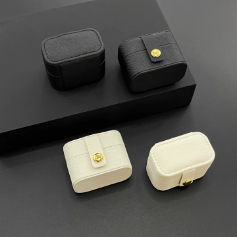 Accessories Travel Jewelry Box - Deri Taşınabilir Mücevher Kutusu Masaüstü Seyahat