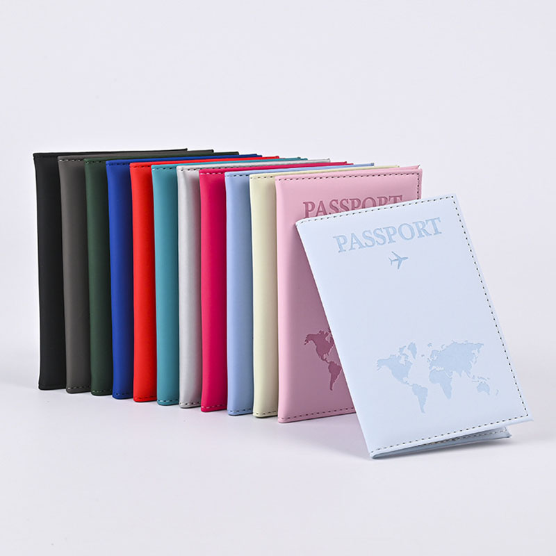 Qantas Travel Accessories - Sevgilisi Dünya Haritası Pasaport Kapağı Sıcak