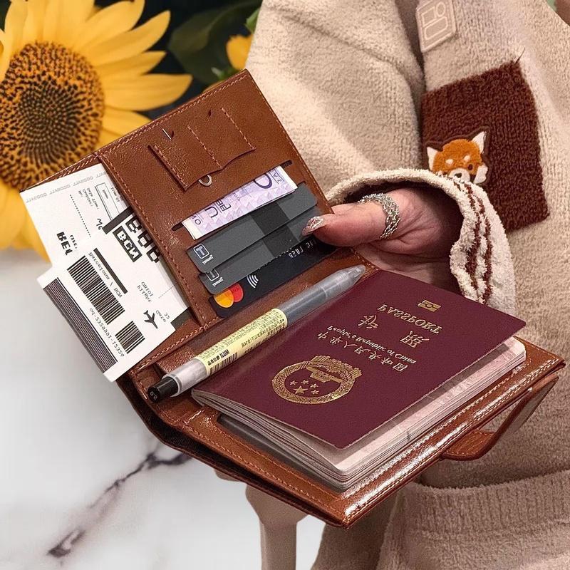 Qantas Travel Accessories - Seyahat Pasaport Cüzdanı Kadın Erkek Kart