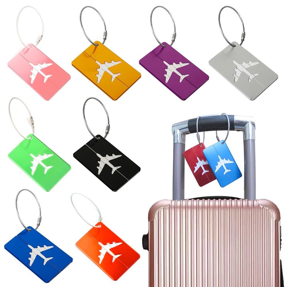 Qantas Travel Accessories - Alüminyum seyahat bagaj etiketleri kullanımlık bavul