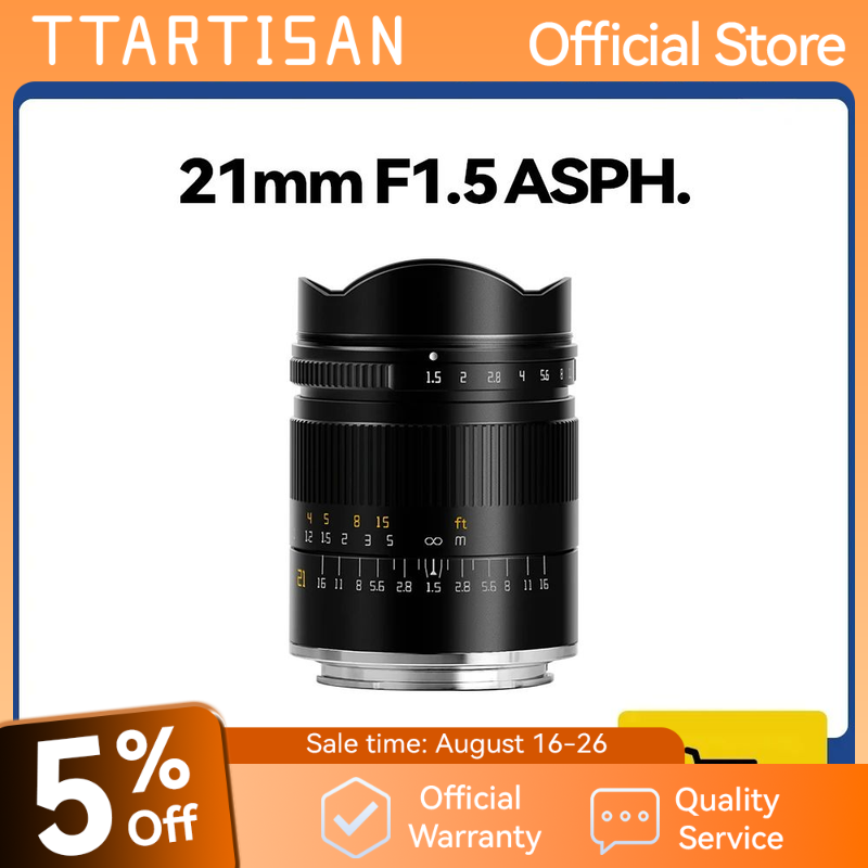 Travel Accessories Inc - TTArtisan 21mm F1.5 tam çerçeve kamera