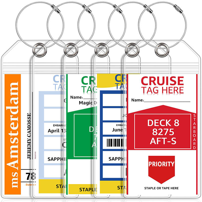 Qantas Travel Accessories - 5 adet/takım Cruise Bagaj Etiketleri Su