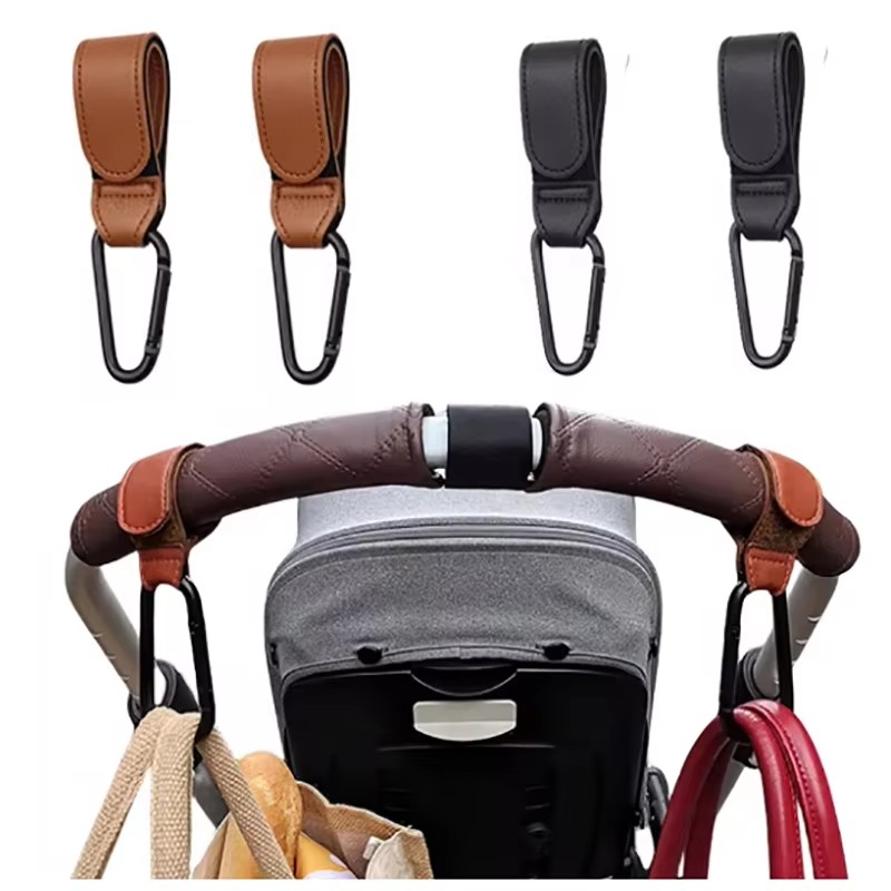 Travel Accessories For 1 Year Old - Bebek Arabası Kancası Moda PU Deri