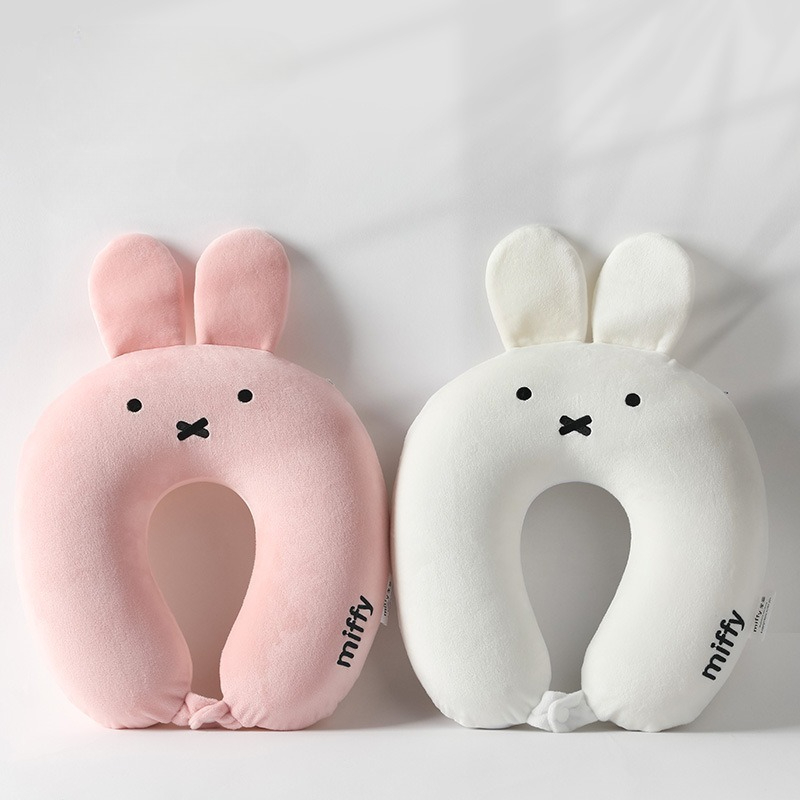 Travel Accessories Pillow - Sevimli Sıcak Anime Miffy Tavşan Kulakları