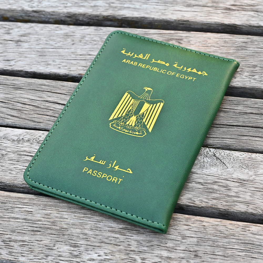 Travel Accessories Egypt - Arap Cumhuriyeti Mısır Pasaport Kılıfı Seyahat