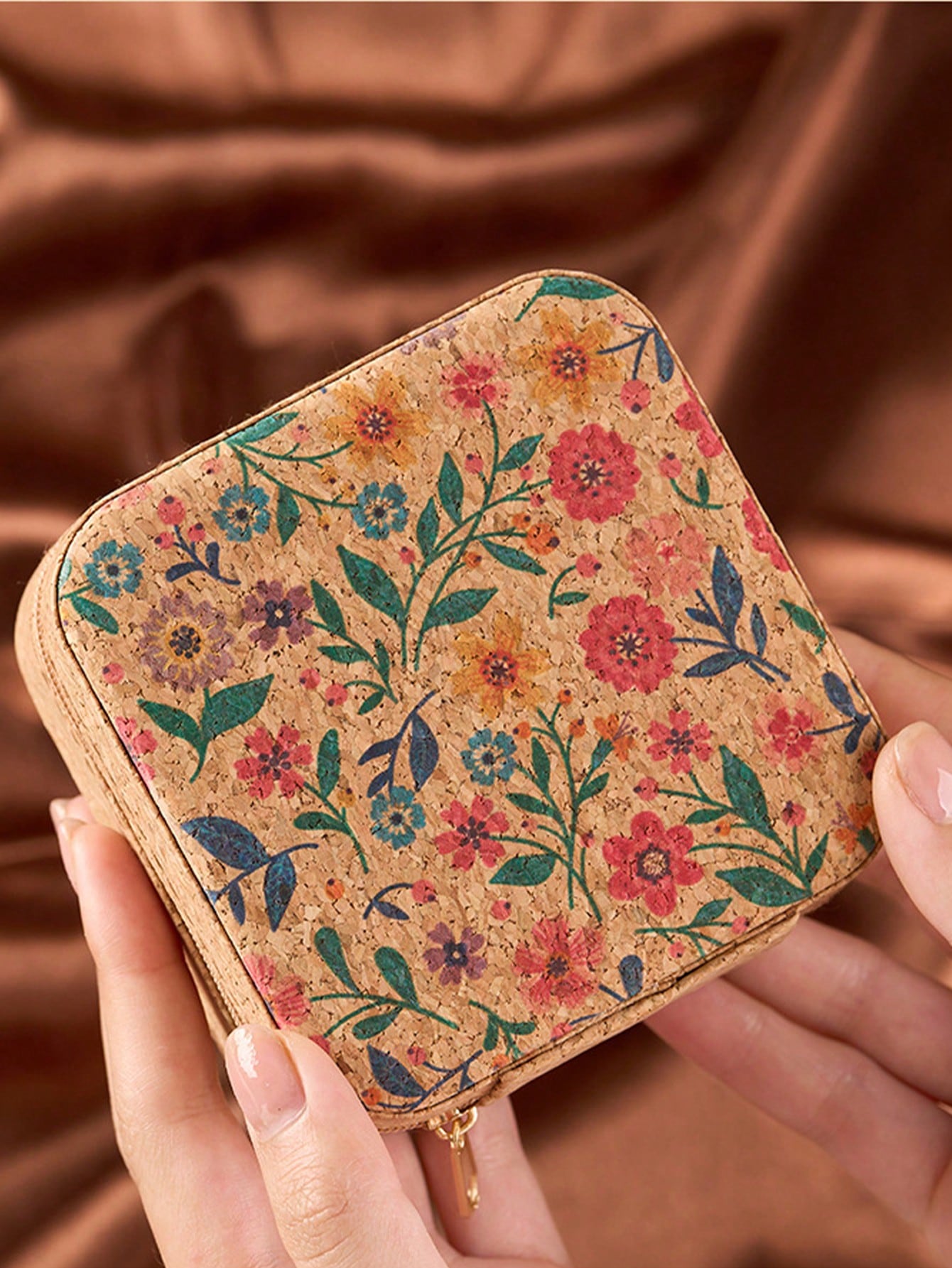 Kare Vintage Bohem Desenli Sey - Accessories Travel Jewelry Box incelemesi ve fiyatı