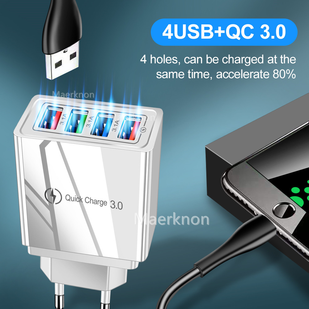 4 USB Hızlı Şarj Başlığı AB/AB - Travel Accessories Inc incelemesi ve fiyatı