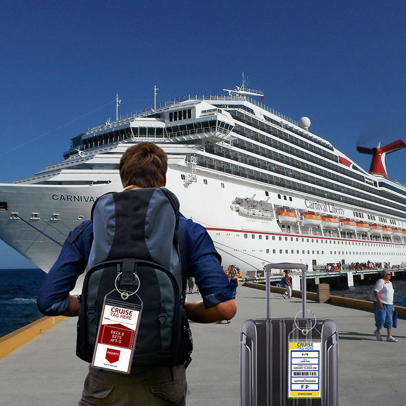 5 adet/takım Cruise Bagaj Etik - Qantas Travel Accessories incelemesi ve fiyatı