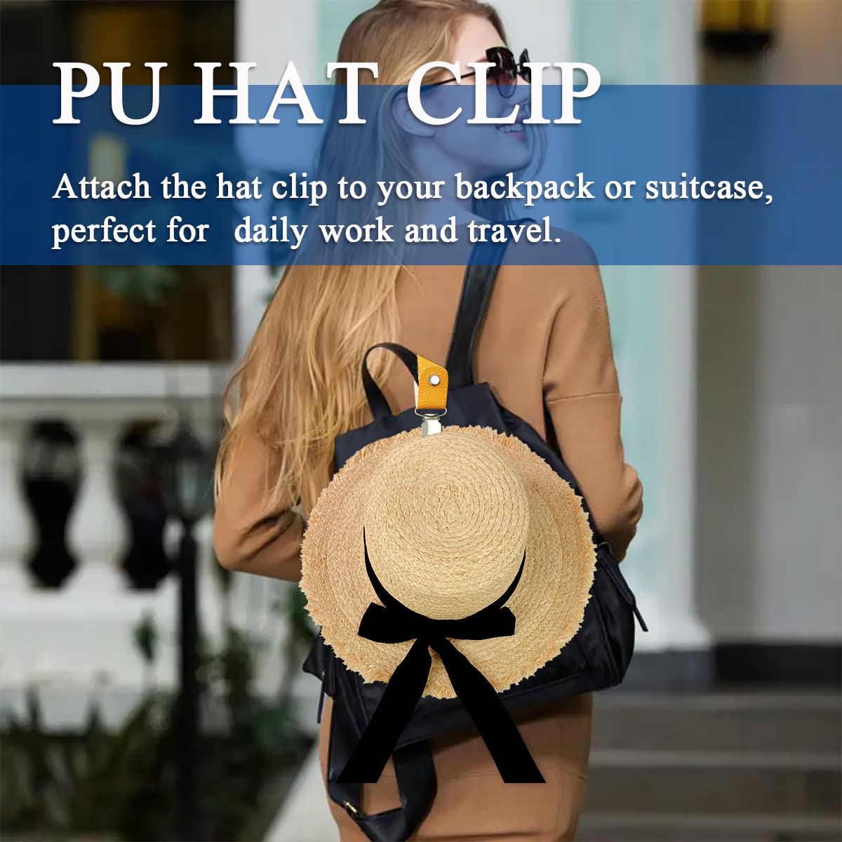 PU Deri Şapka Klipsi, Seyahat  - Travel Accessories Holder incelemesi ve fiyatı